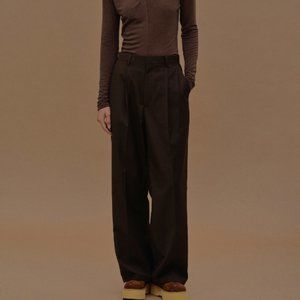 NWOT Source Unknown Triangle Pocket Relaxed Trousers, Fondant S